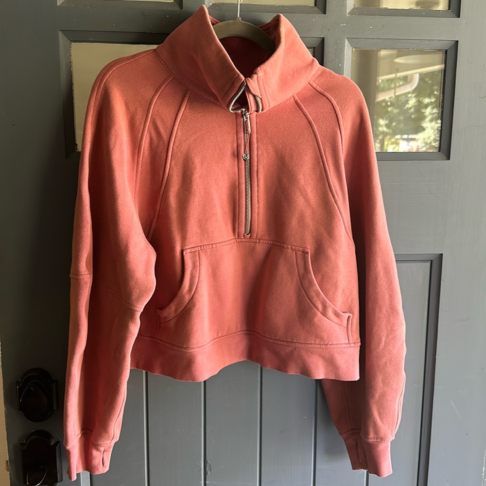 Lululemon womens cropped pullover size 6